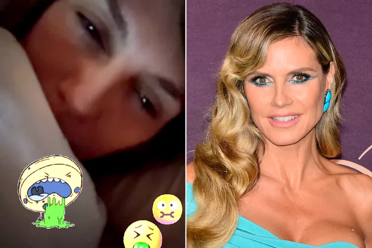 Heidi Klum Shares Video of Herself in Bed with ‘Food Poisoning’ Following Red Carpet Appearance